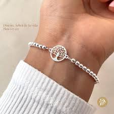 Pulsera "Árbol de la vida" - Acero inoxidable para hombre
