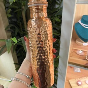Botella cobre martilleada a mano